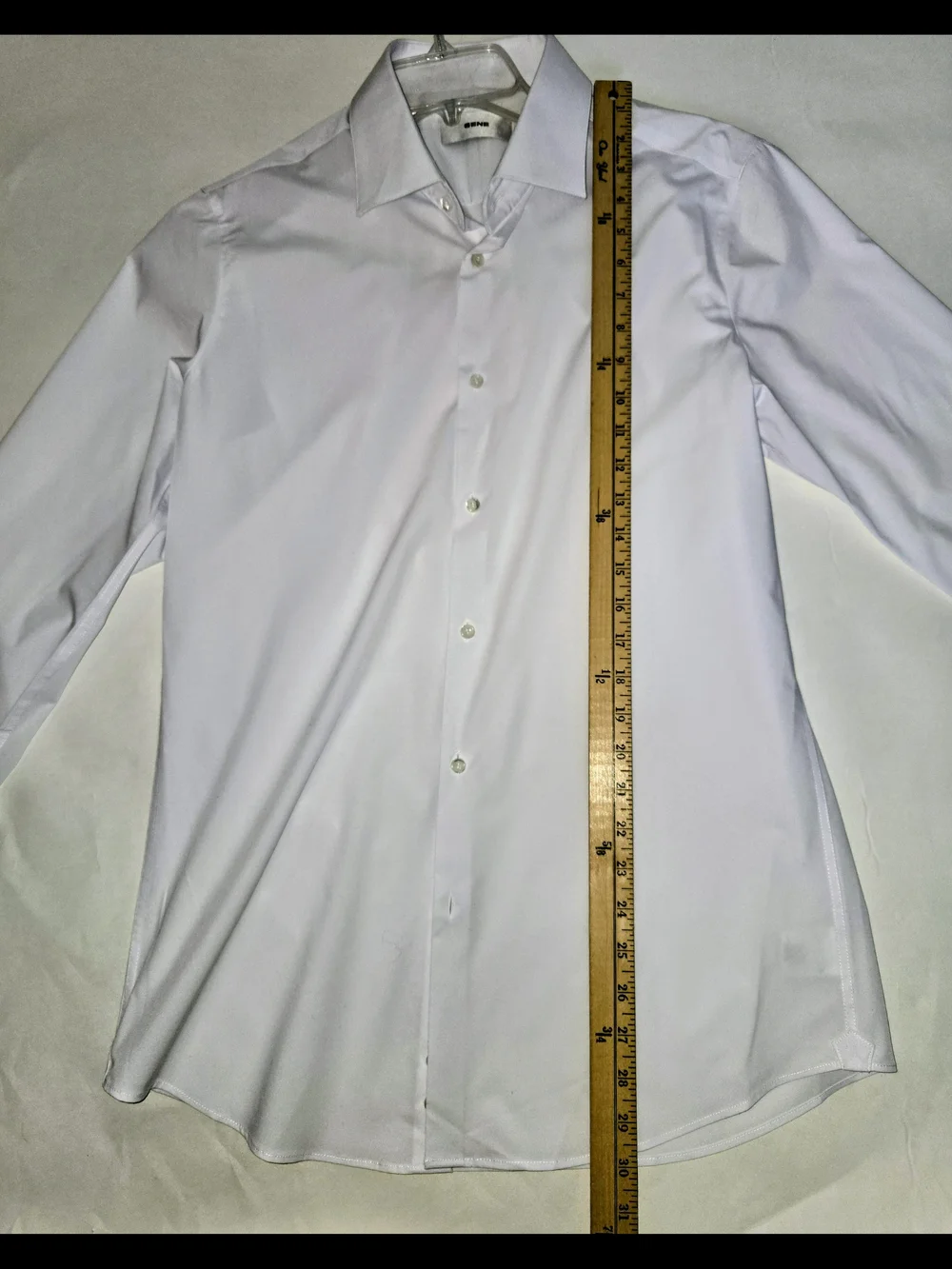 NWOT Sene Studio Breeze Tech Spread Shirt, White Men's L